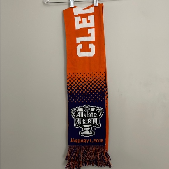 Clemson Scarf Sugarbowl 2018 NWT - Picture 3 of 5